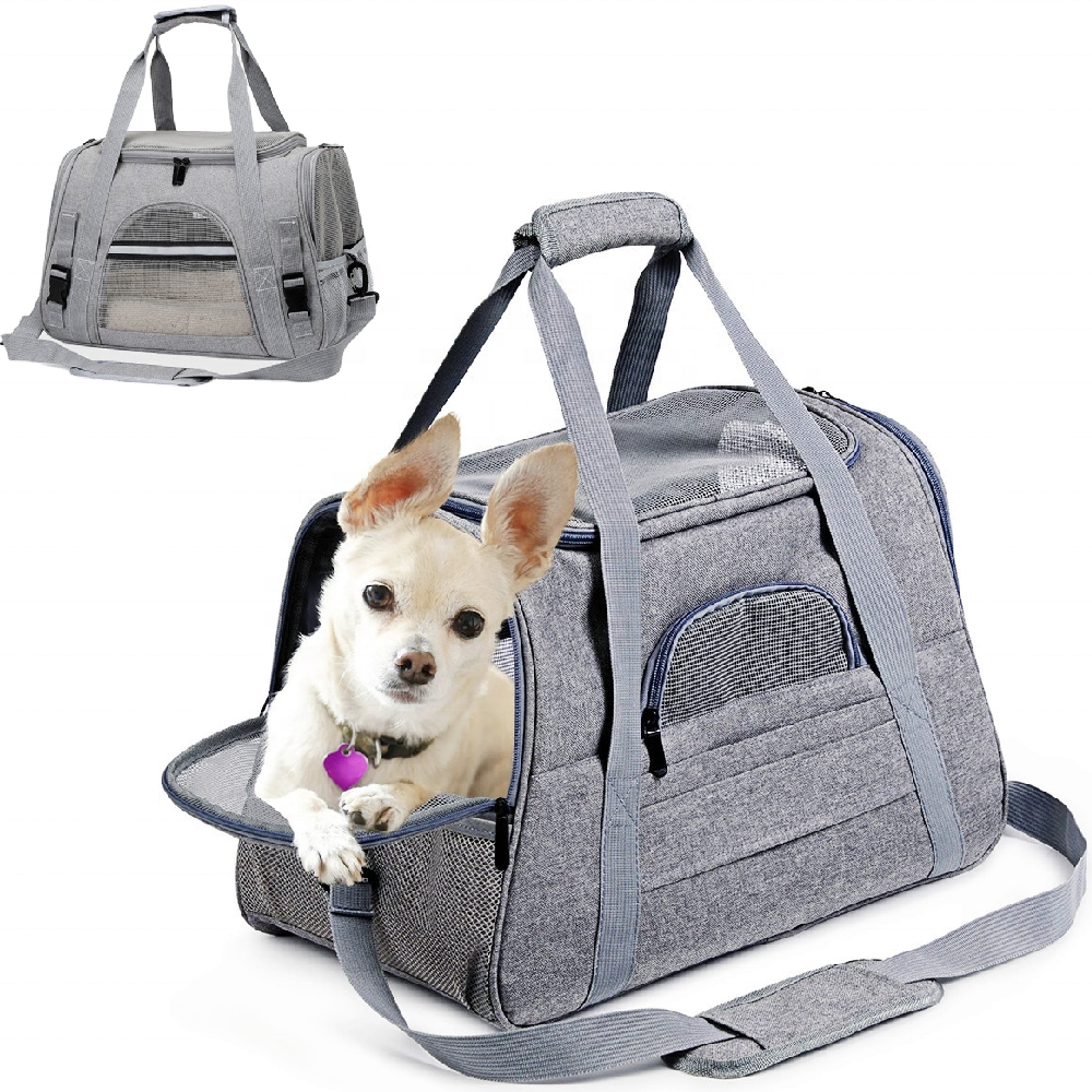 ZYZ PET Dog Carrier bags Portable cat travel Backpack With Mesh Window Airline Approved medium puppy kitten Transport For hiking