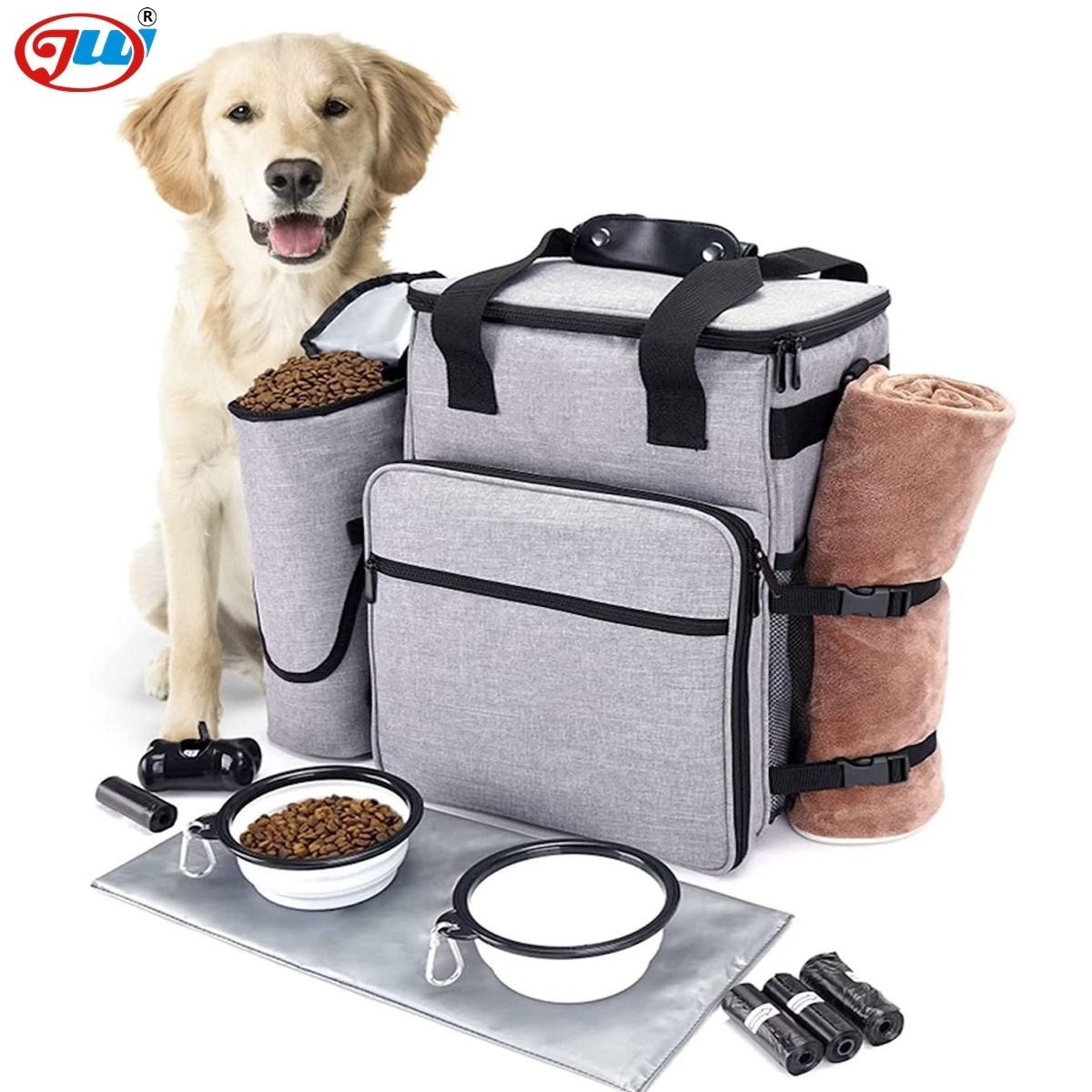 Pet Bag Dog for Traveling  Camping Gear Dog Food Travel Bag Travel Backpack Overnight