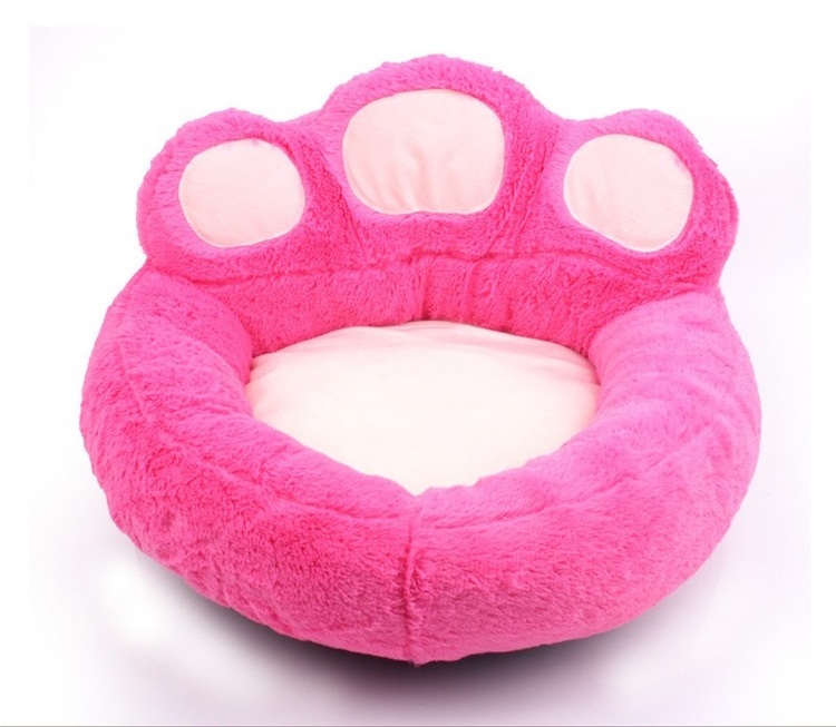 Spot Wholesale Bear Paw Kennel Round Plush Nest Cat Pet Dog Bed