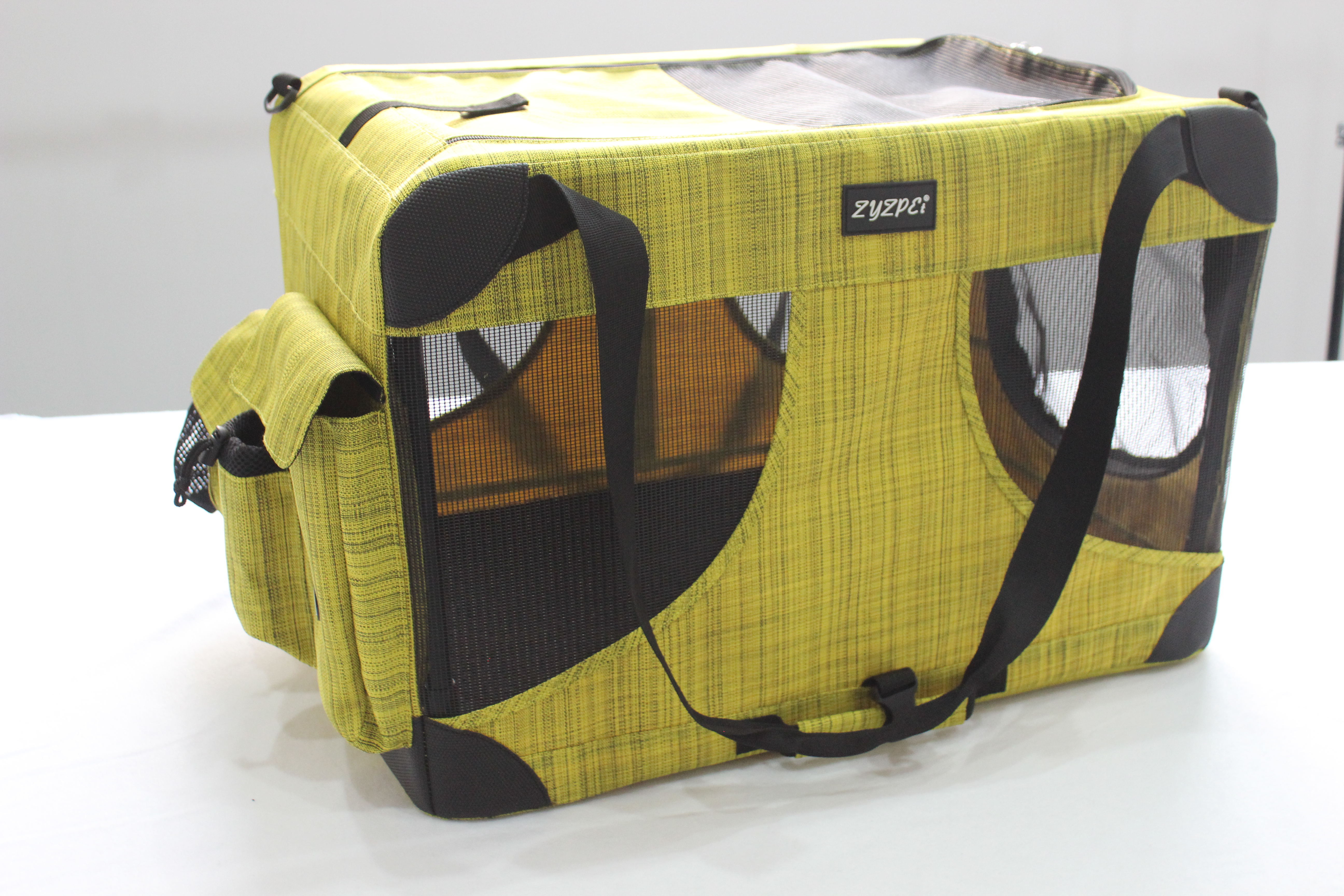 Portable Foldable Soft Pet Travel Crate Dog Steel Wire Pet Bag Carriers