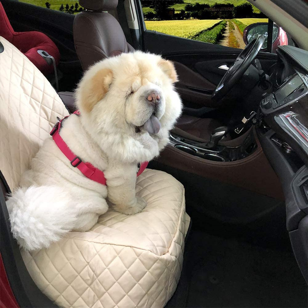 ZYZ PET 600D Nonslip Durable Waterproof  Foldable 2-In-1 Dog Car Seat Cover For Front Seat Dog Car Cover