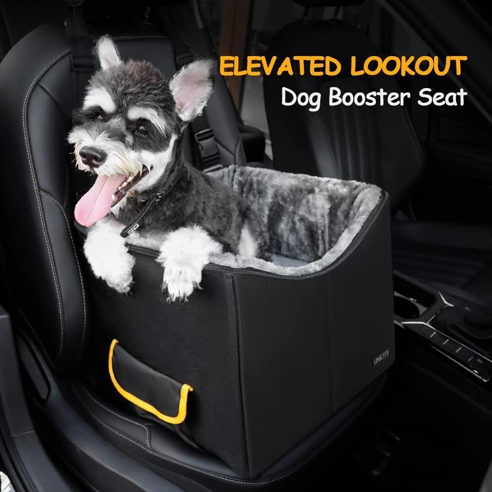 Pet Car Booster Seat for Dogs Bucket Booster Pet Seat, Elevated Dog Booster Car Seat, Dog Car Seat for Small Dogs up to 25lbs