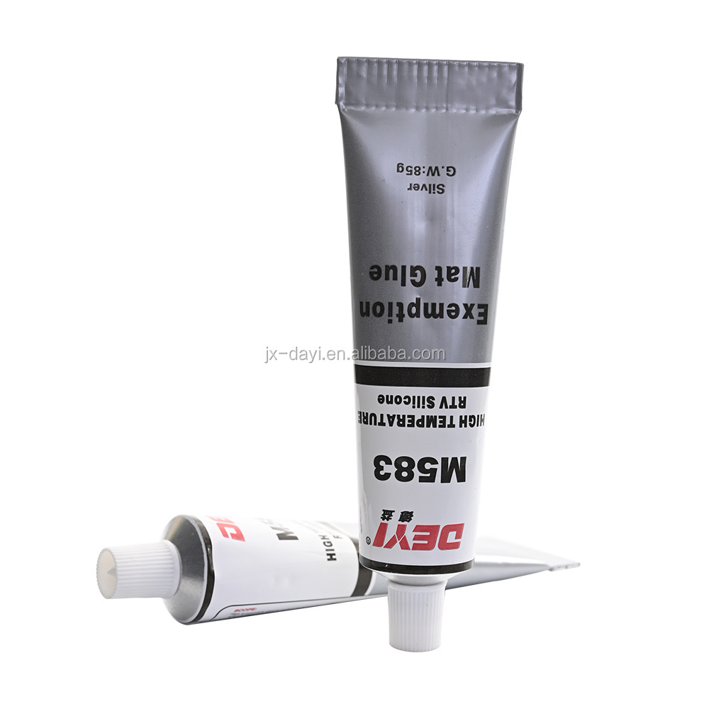 Top sale  85g construction high temp silicone sealant all purpose  rtv gasket maker adhesive