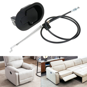 Sofa Chair Couch Recliner Handle With Cable Universal Recliner Replacement Parts Release Lever Pull Handle Sofa switch hardware