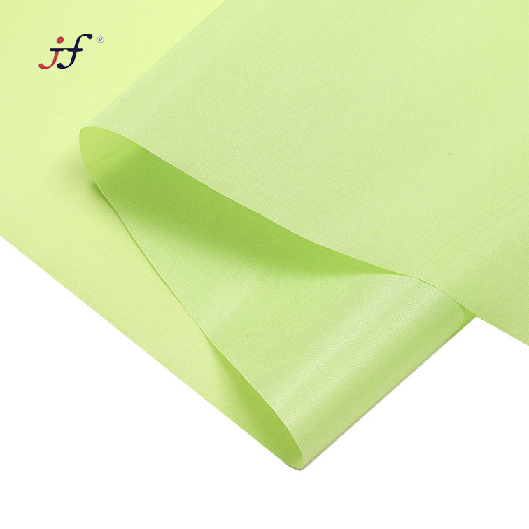 High grade green Anti-flaming and waterproof 190T taffeta for lining, bags, luggage, garment, umbrella