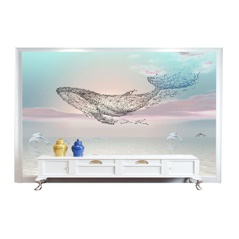 Modern 3d 5d 16d wall cloth children's room cartoon waterproof wallpaper children's baby bedroom decoration wall fabric