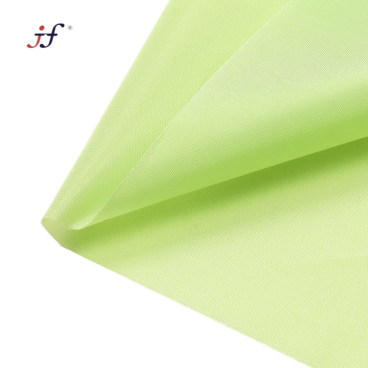 High grade green Anti-flaming and waterproof 190T taffeta for lining, bags, luggage, garment, umbrella