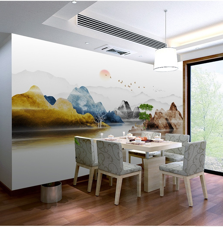 Wallpaper art 3D Wall Murals Wall fabric Paintable hotel indoor decoration5D