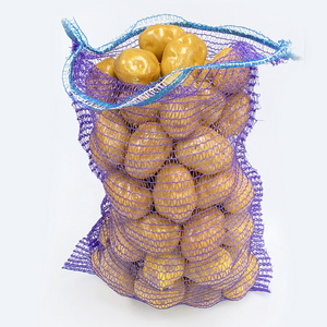 50*80cm 25kg 30kg Customized Potato Onion Fruit vegetables Packages Sack PE Raschel Mesh Bag