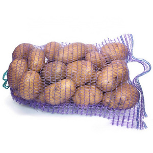 High Quality Customized 3-30kg Packaging Fruits Vegetables Net Sack PE Knitted Raschel Mesh Bag