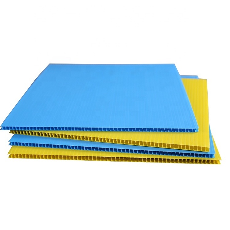 plastic pp corrugated corflute board polypropylene material correx 4x8 hollow sheet 4mm corrug panel manufacturer of best price