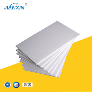 2mm fire retardant polypropylene corrugated plastic sheet wholesale of cheap pure pp white fluted 4x8 sizes correx e flute board