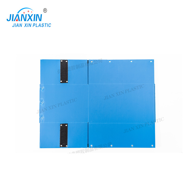 Folding Plastic Corrugated PP Hollow Sheet Correx Folding Box Board