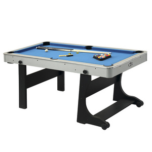 Indoor Family Use Folding Pool Table 6ft 7ft 8ft Fold up Billiard Table