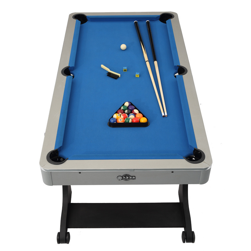 Indoor Family Use Folding Pool Table 6ft 7ft 8ft Fold up Billiard Table