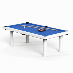 2024 Design Waterproof 8ft Aluminum Frame Outdoor Snooker & Billiard Pool Table - Professional Grade with 3 Pcs Slate