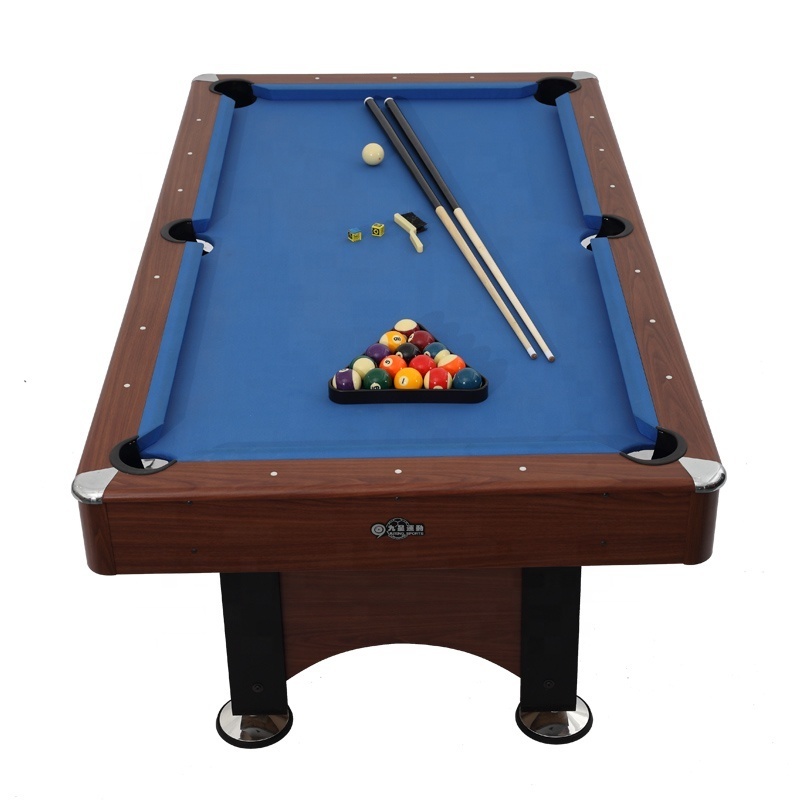 JX-904 American 8 Ball Solid Wood OAK Slate Billiard Table Dining Table 2 in 1 Include Accessories