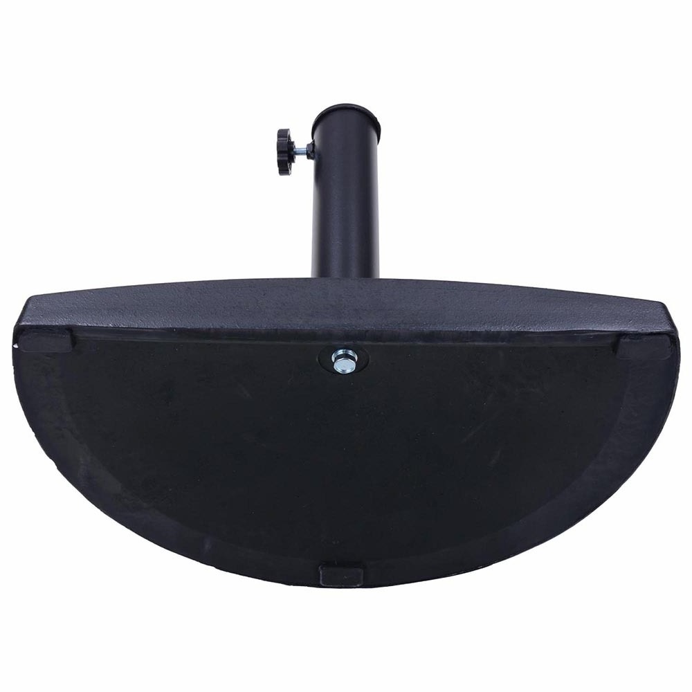 Factory Wholesale Half Round Concrete Garden Umbrella Base Parasol Base With Cement Inside