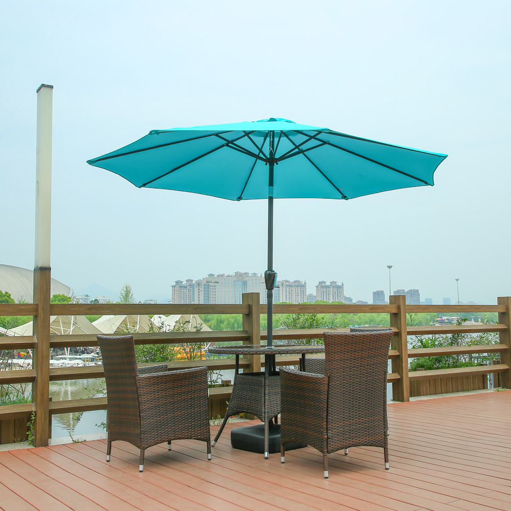 Wholesale Cheap Factory Customable 2.7M Market Umbrella Outdoor Garden Umbrella With Tilt