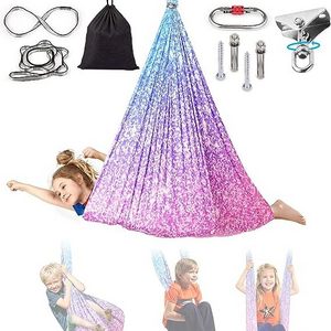 Sensory Swing Indoor or Outdoor - Heavy-Duty Ceiling Hardware Included Therapy Swing for for Kids and Adults Up to 220 Lbs