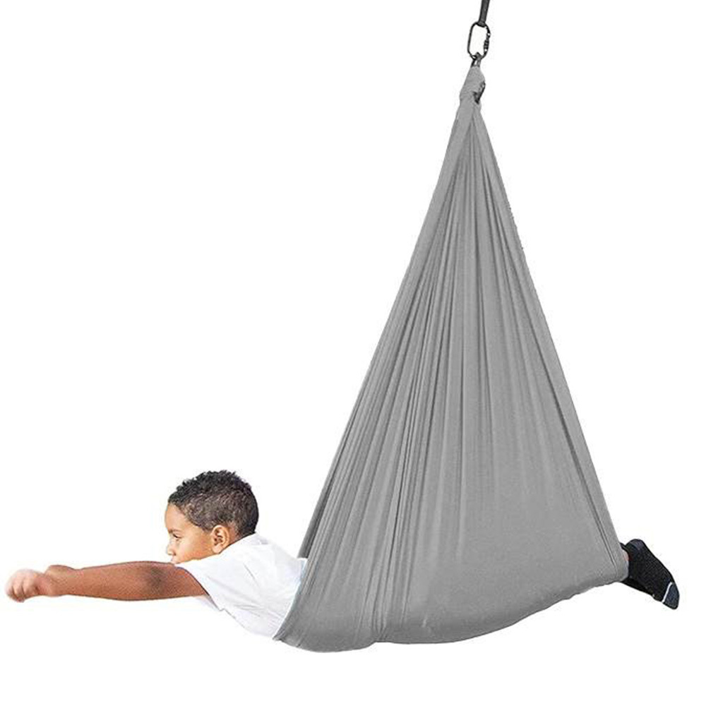 200LB Rescue Sensory Therapy Swing Double Layers Yoga Hanging Hammock 360 Rotating Sensory Swing For Kids