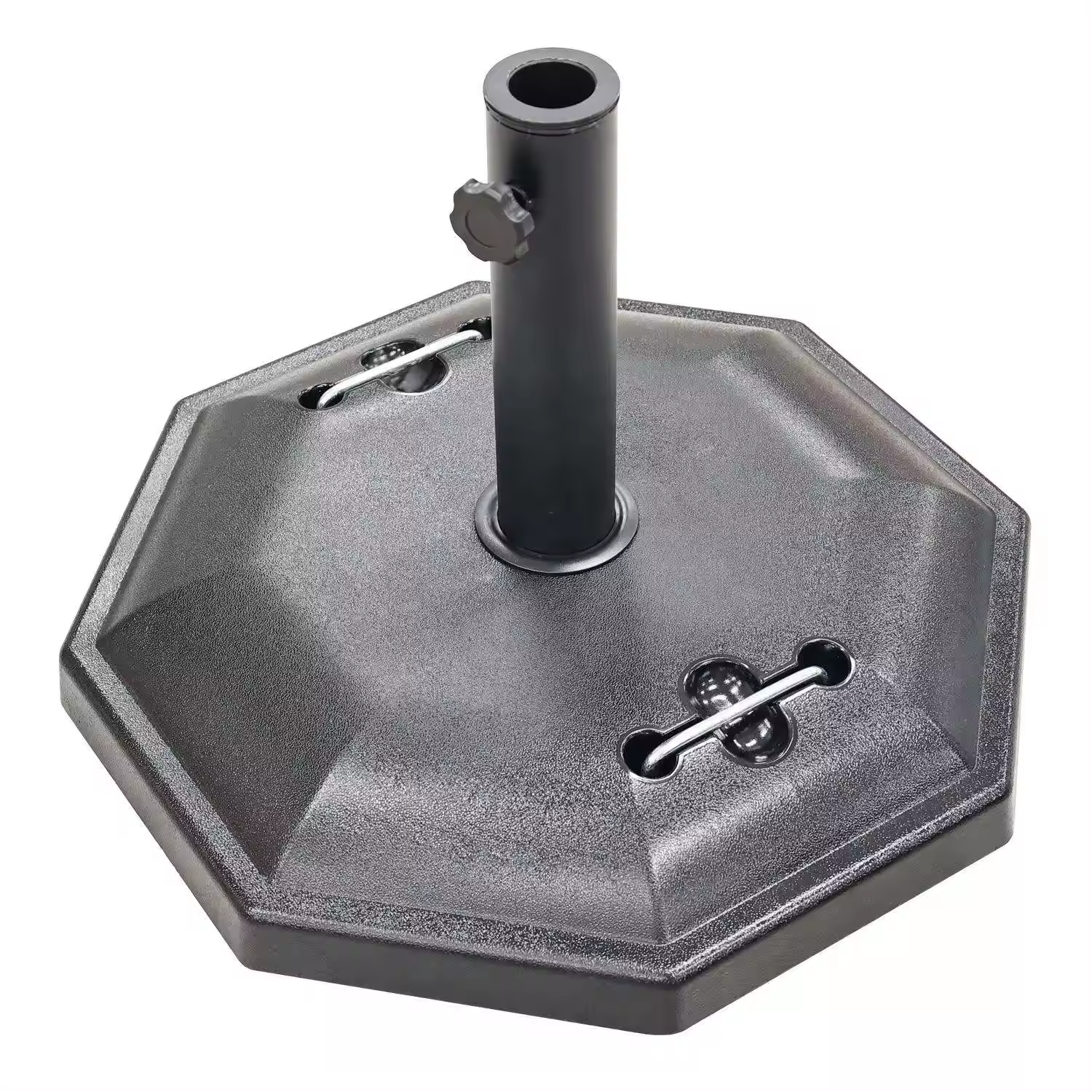 35KG Heavy Duty Umbrella Base With 58mm Pole Set In Concrete Outdoor Patio Umbrelle Base