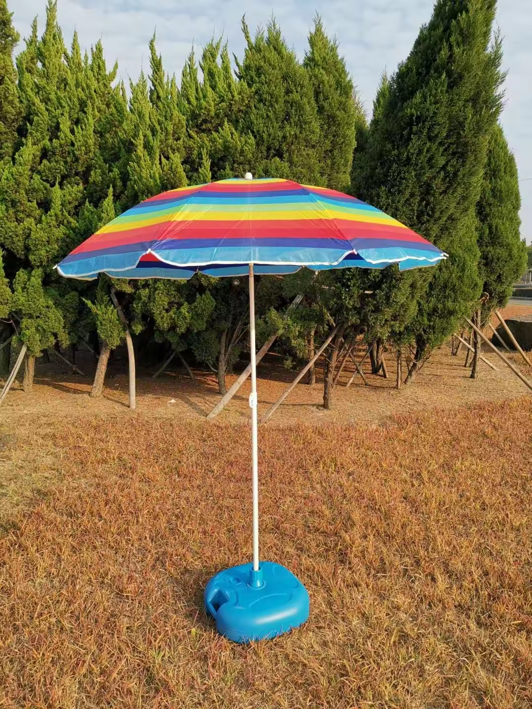 Outdoor Activity Vented SPF Sun And Rain Canopy Beach Umbrella Outdoor And Sports Events Advertising Umbrella