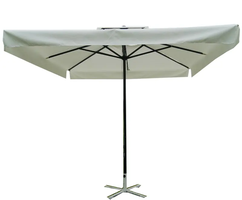 2.5M*2.5M 3M*3M 4M*4M Square Garden Outdoor Umbrella Patio Market Restaurant Waterproof Aluminum Milan Parasol Umbrellas Outdoor