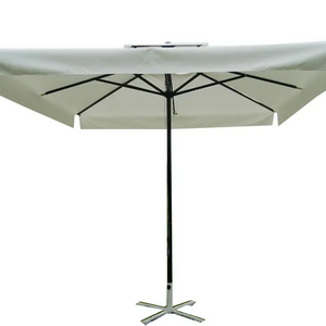 2.5M*2.5M 3M*3M 4M*4M Square Garden Outdoor Umbrella Patio Market Restaurant Waterproof Aluminum Milan Parasol Umbrellas Outdoor