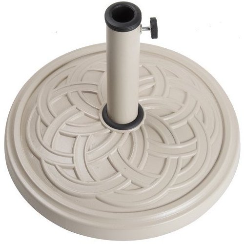 White High Quality 12KG Plastic Cement Filled Weight Base For Umbrella Parasols Base Outdoor Umbrella Patio Base