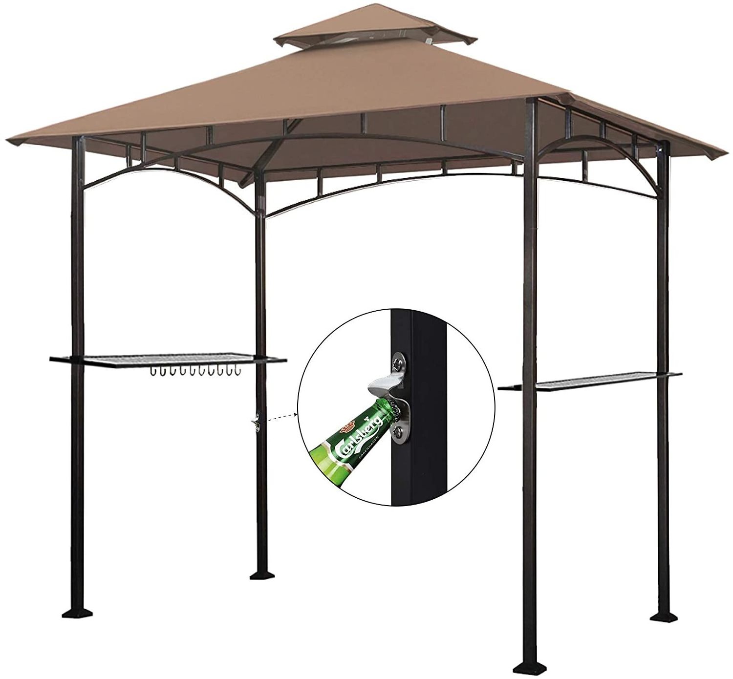 5x8 Grill Gazebo BBQ Canopy Tent Outdoor Patio Shelter Sun Shelter