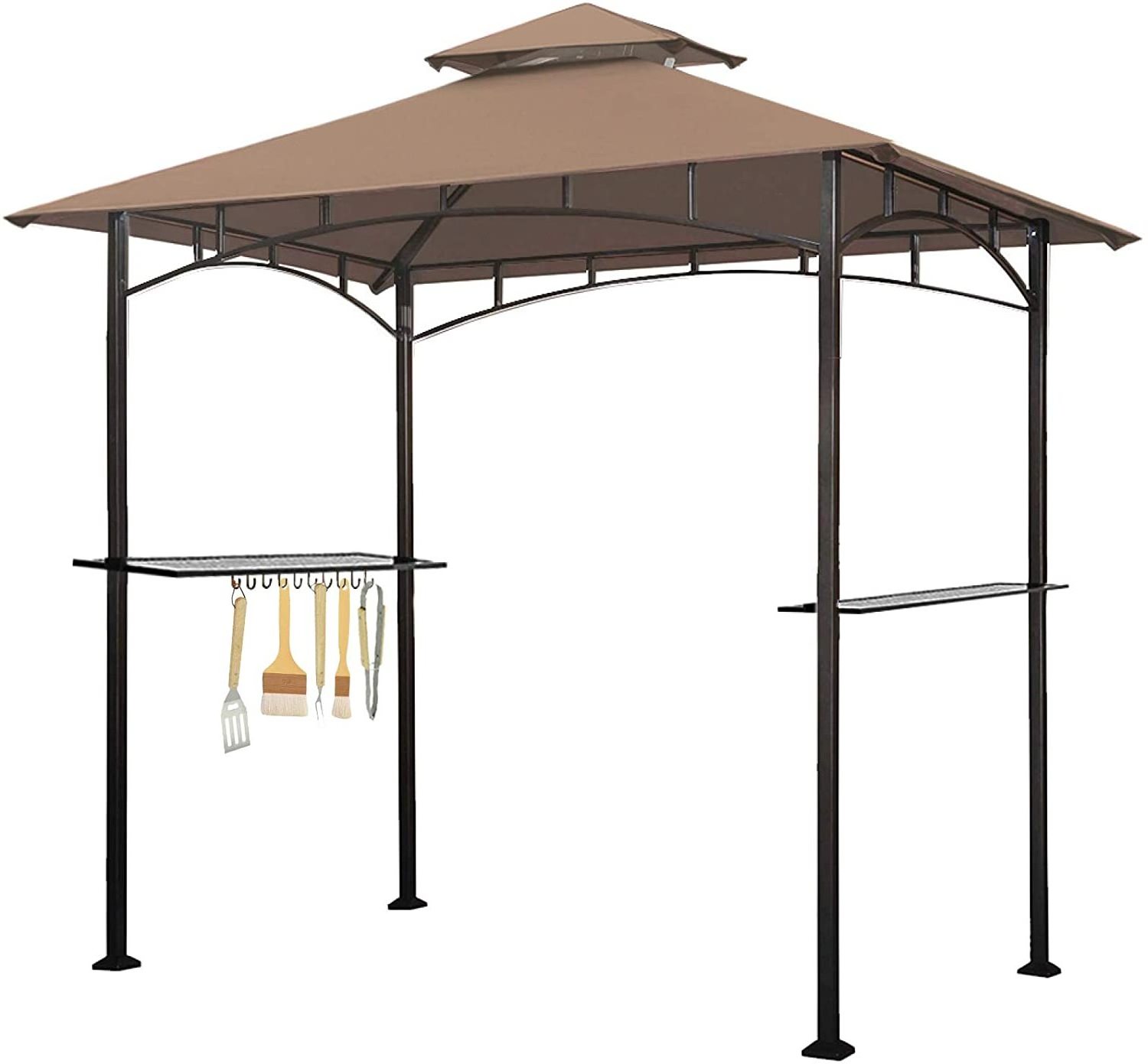 5x8 Grill Gazebo BBQ Canopy Tent Outdoor Patio Shelter Sun Shelter