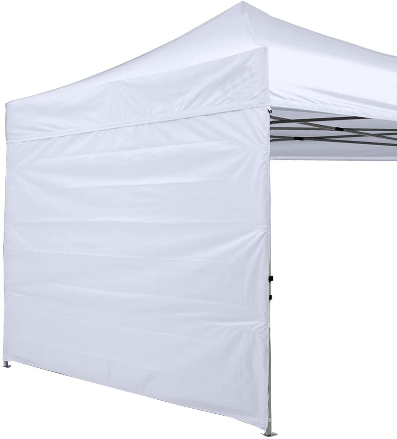 Roof Top Tent Instant Canopy SunWall 10x10 FT, 1 Pack Sidewall Only, White Camping Tent