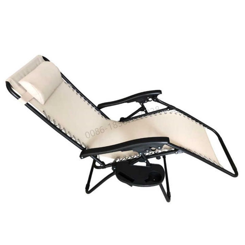 outdoor patio leisure aluminum metal iron frame furniture sleep lounge folding lounger chair