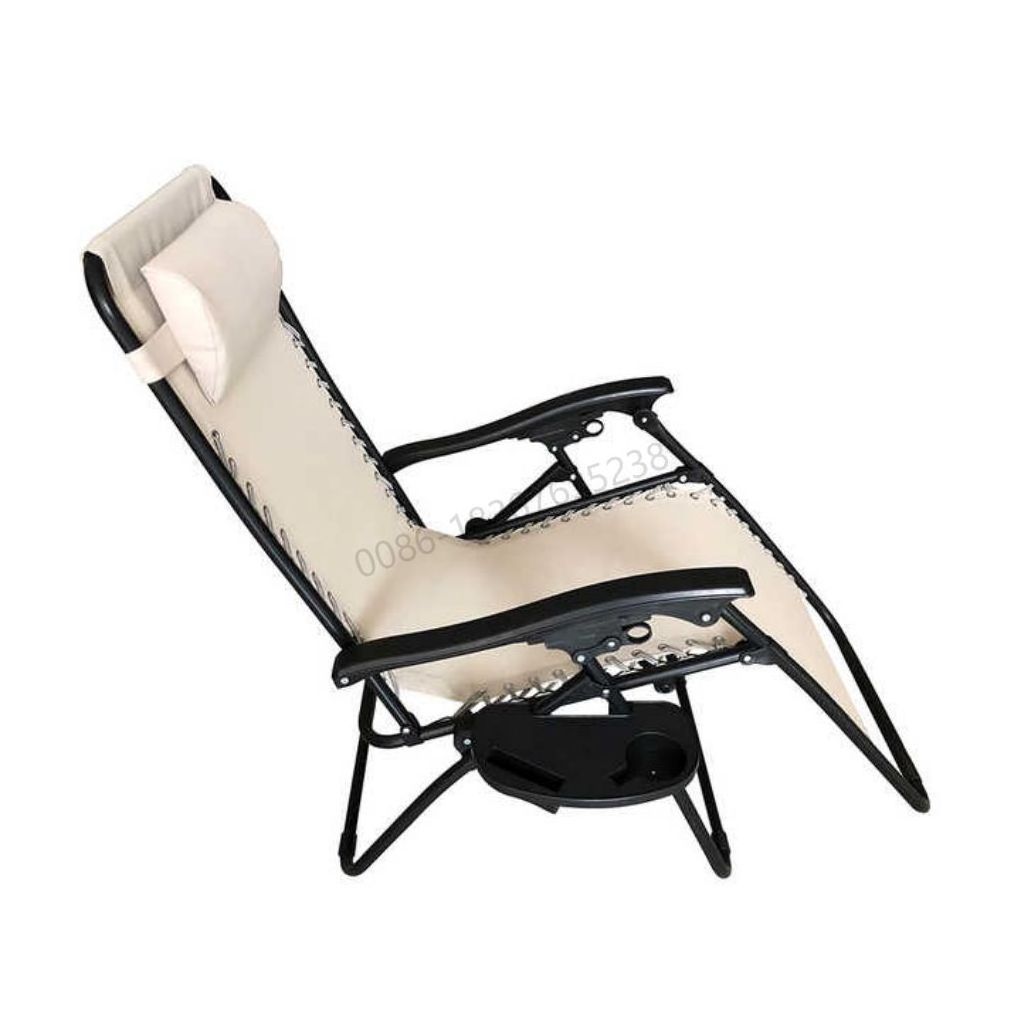 outdoor patio leisure aluminum metal iron frame furniture sleep lounge folding lounger chair