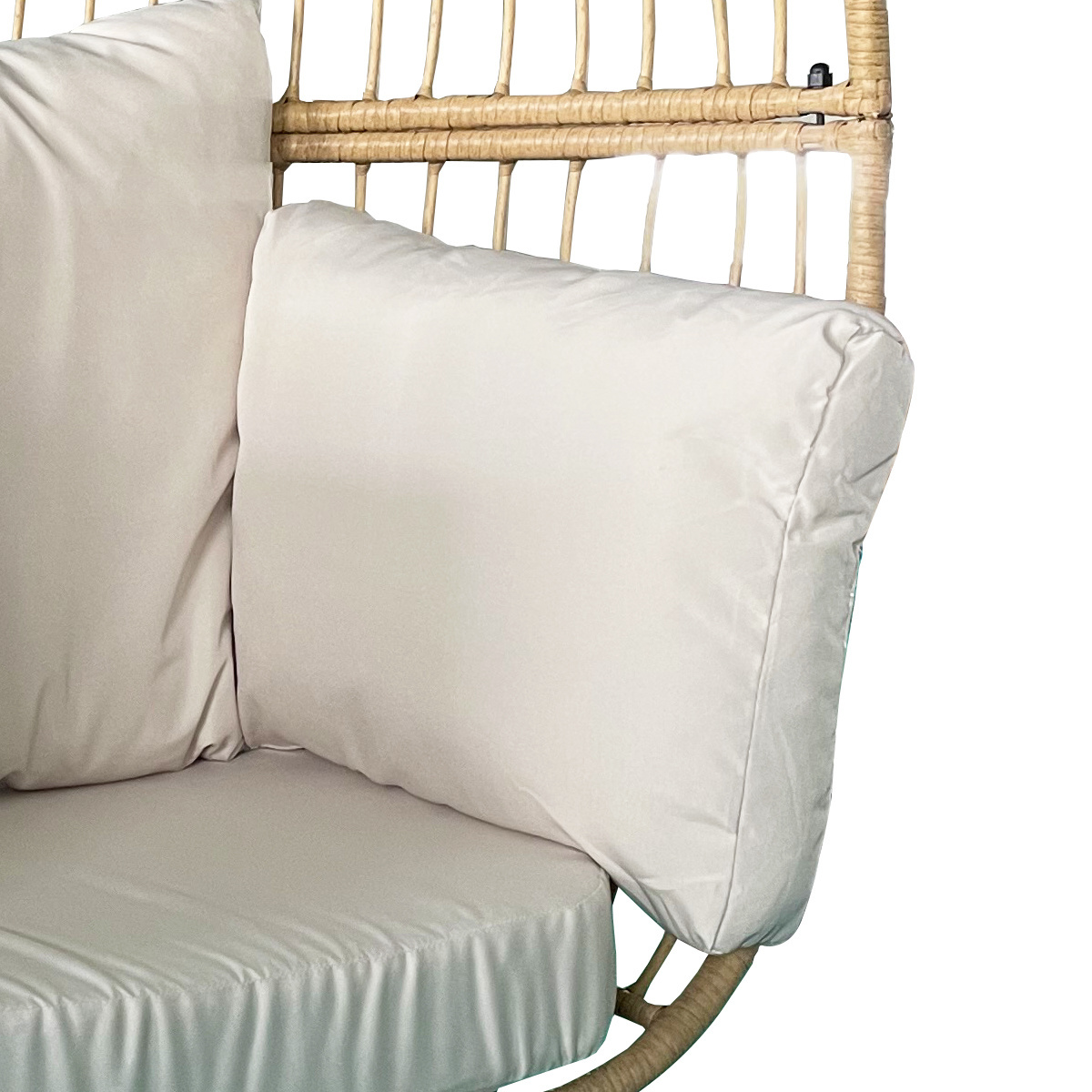 Outdoor furniture single woven rattan egg chair indoor balcony household KD leisure chair garden sets patio furniture