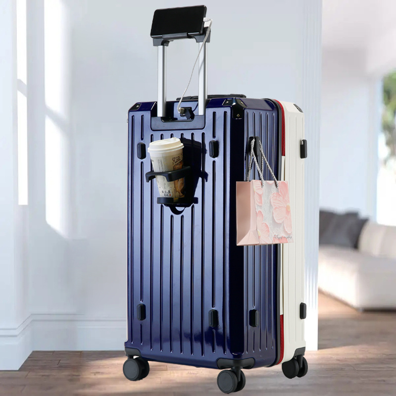 Premium Unisex Multifunctional Travel Bag with Spinner Wheels Fashionable Suitcases for Trolley Use Comes Lock Caster Wheels