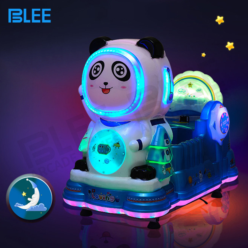 Factory Price New MP5 Space Bear Kiddie Ride Swing Car Ride Coin-operated Baby Swing Machine