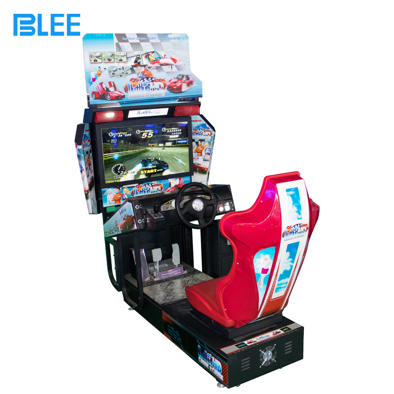 Factory Coin Operated  Arcade Car Full Motion Simulator 4d Driving Game Machine Cockpit Outrun 32 Car Sim Racing Games Simulator