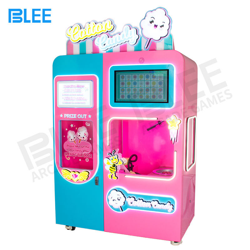 Commercial Automatic Fancy Cotton Candy Machine Professional Cotton Candy Floss Making Candy Cotton Vending Machine