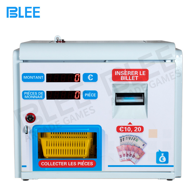 Wall mounted Bill Exchange Machine Coin Token Change Machine Game Center Currency Exchange Machine