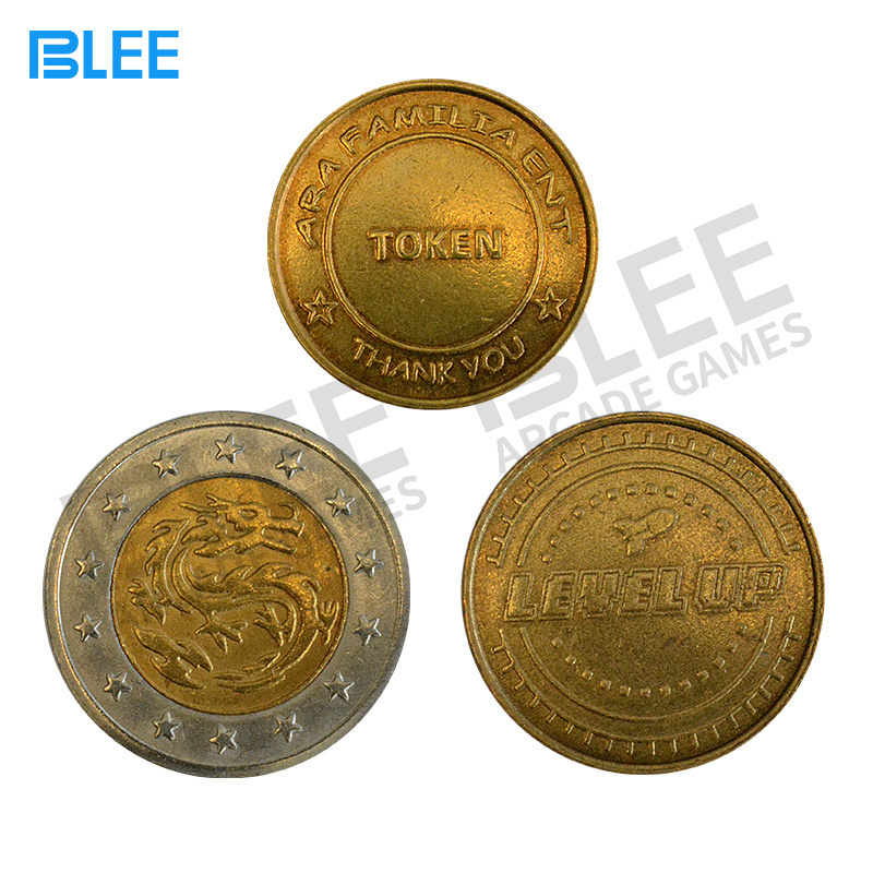 metal coin two face amusement machine coins games