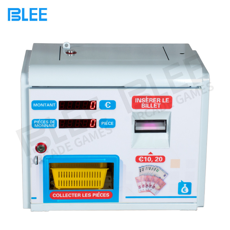 Wall mounted Bill Exchange Machine Coin Token Change Machine Game Center Currency Exchange Machine