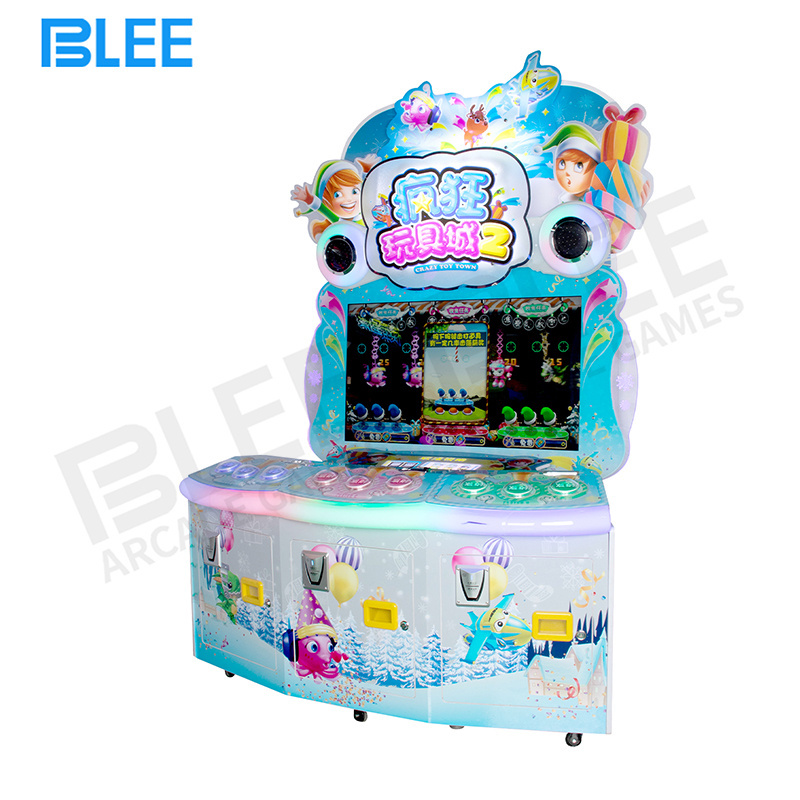 Indoor Coin Operated Game Machine Lottery Ticket Prize Kids Game Crazy Zoo City Lucky Lottery Machine For Sale