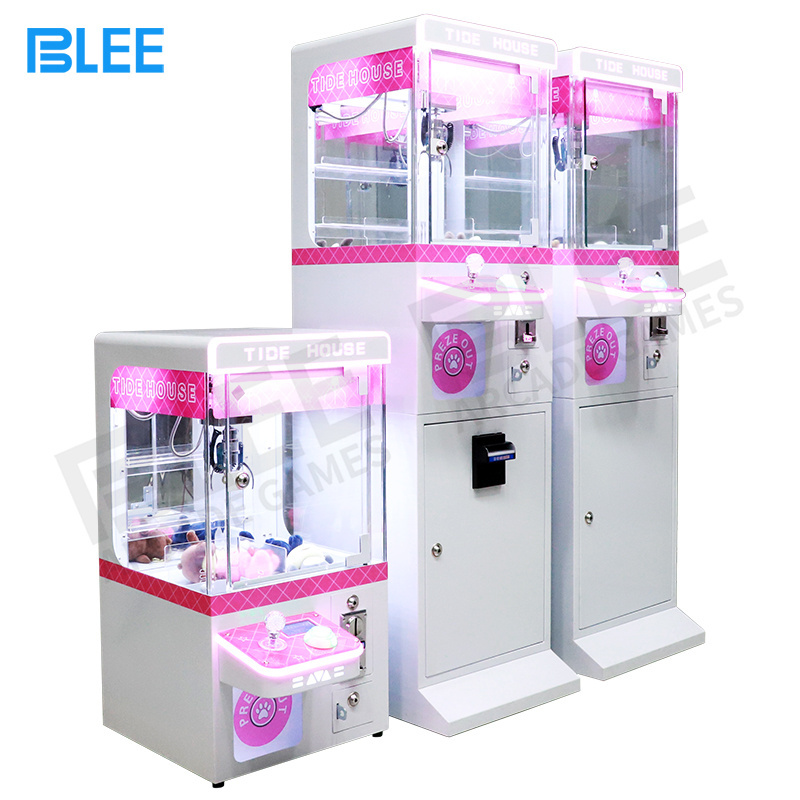 High quality coin operated crane toy catcher machine amusement center toy claw machine supplier