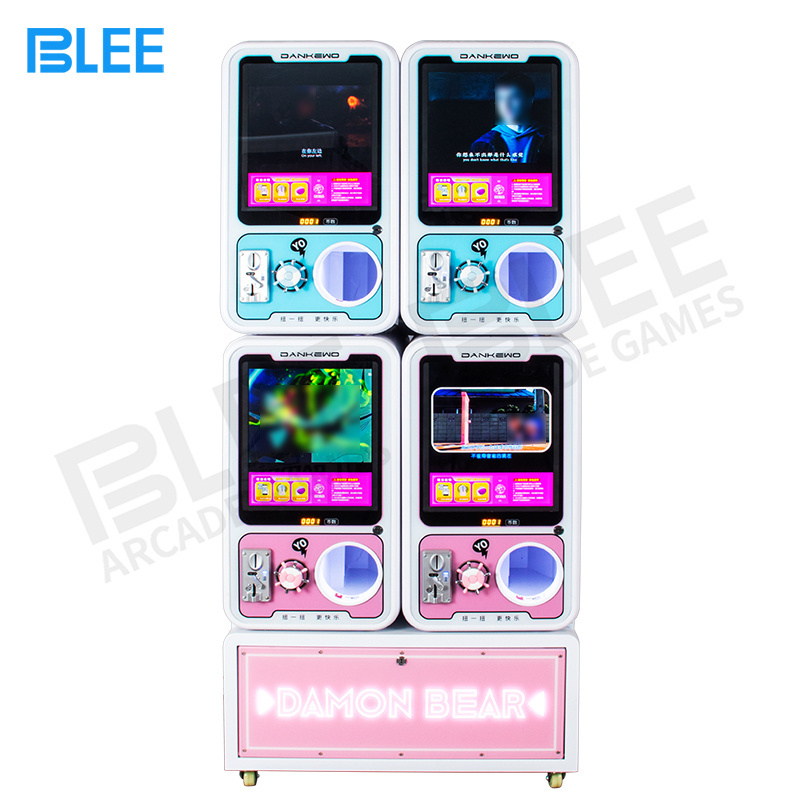 Electrical Advertising Screen 75-100mm Capsule Toy Vending Machine Coin Operated Gacha Game machine