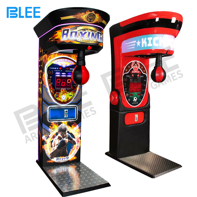 Customized Amusement Boxer Punch Game Coin Operated Electronic Big Punching Dynamic Boxing Arcade Game Machine