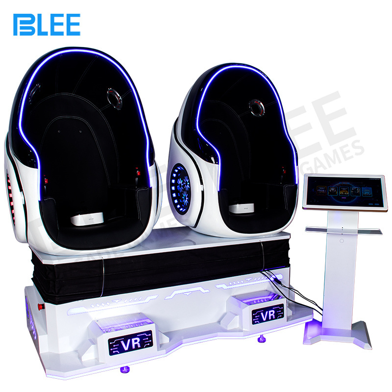 Factory Price 2 Seats Videos Vr Simulator 9d Gaming Over 200 Games Virtual Reality Egg Chair Machine