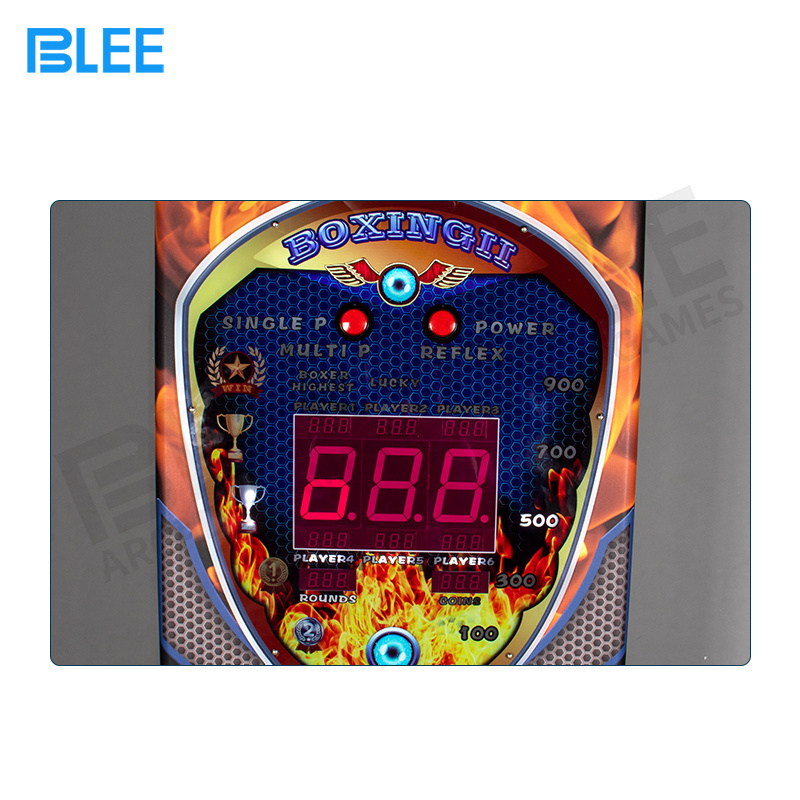 Customized Amusement Boxer Punch Game Coin Operated Electronic Big Punching Dynamic Boxing Arcade Game Machine