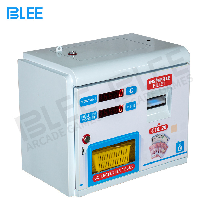 Wall mounted Bill Exchange Machine Coin Token Change Machine Game Center Currency Exchange Machine